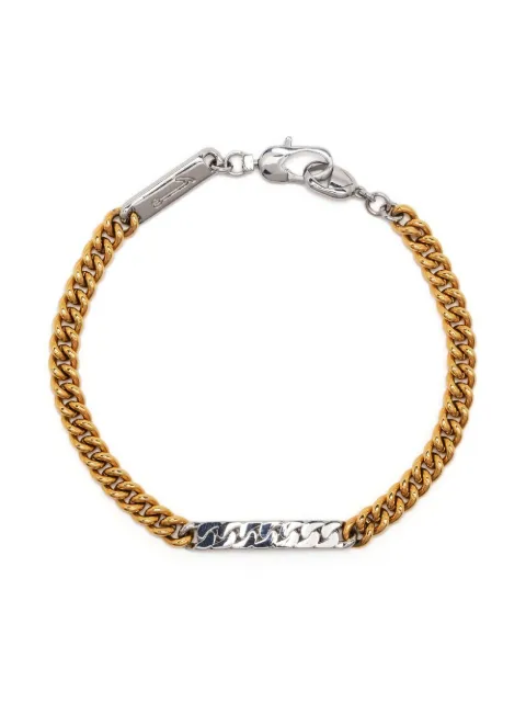 Capsule Eleven Power Tag two-tone bracelet Gold POWERTAGBRACELETTWOTONEWOMAN