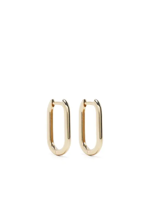 URSA 9kt yellow gold oval hoop earrings Gold ARCHUGGIEHOOPGOLDPAIR