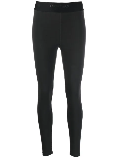 FEAR OF GOD ESSENTIALS logo-waistband leggings Black 130BT213030FW