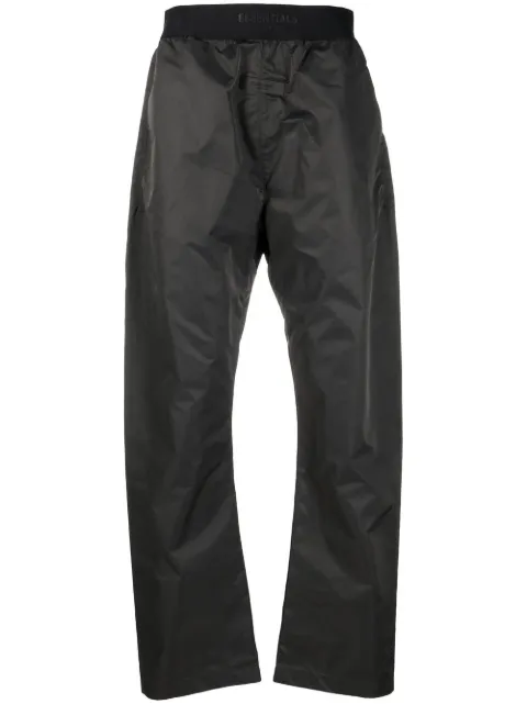 FEAR OF GOD ESSENTIALS logo-waist straight-leg track pants Grey 130BT212129F