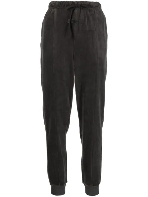 FEAR OF GOD ESSENTIALS drawstring velour trousers Grey 130BT213007FW