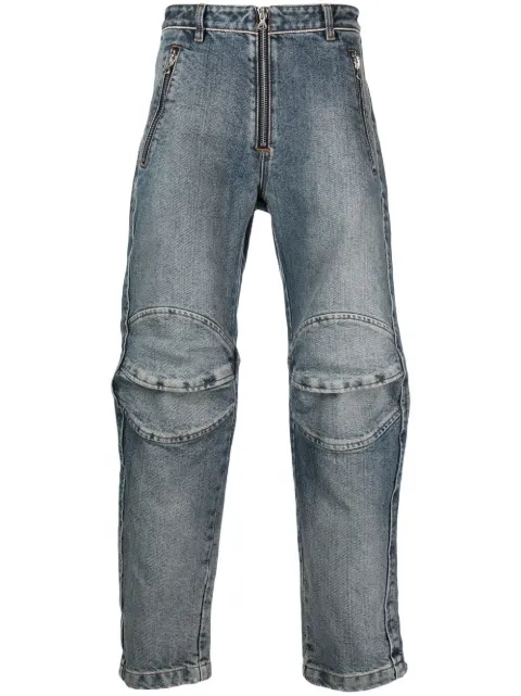 Diesel knee-pad zip-up jeans Blue A078080IHAS