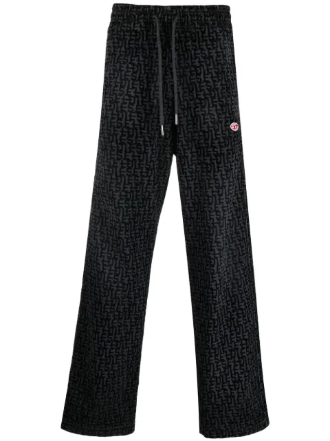 Diesel D-Martians denim track pants Black A03924068AW