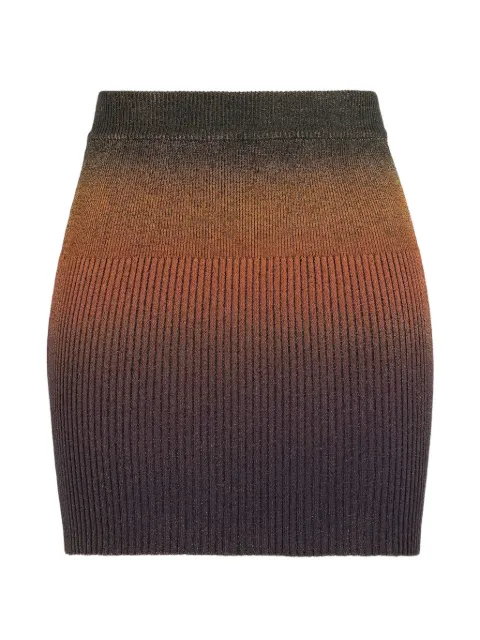 Roberto Cavalli knitted mini skirt Orange PQM300MO010