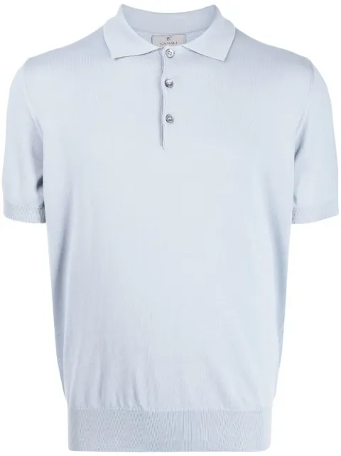 Canali short-sleeved polo shirt Blue MK00145C0127