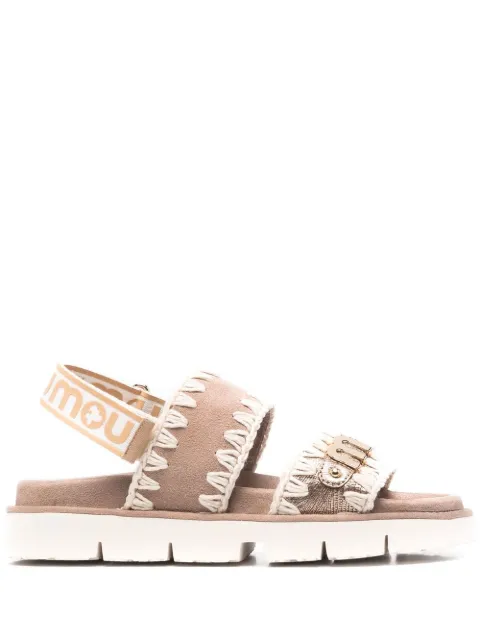Mou Bio strappy sandals Brown SW461001CMLIGOL