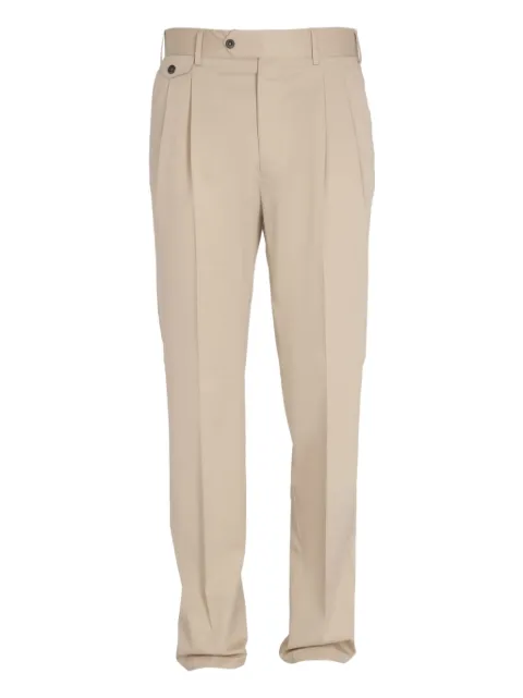 Lardini pleated-detail trousers Neutrals EMTEBE4EM58086
