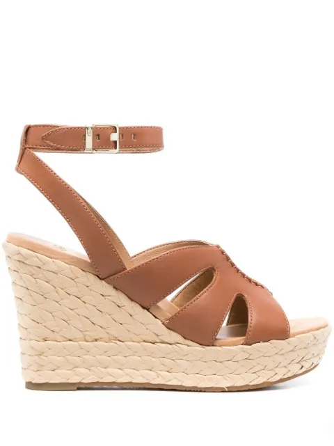 UGG braided-wedge heeled espadrilles Brown 1128251