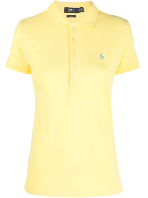 Polo Ralph Lauren logo-detail polo shirt Yellow 211870245