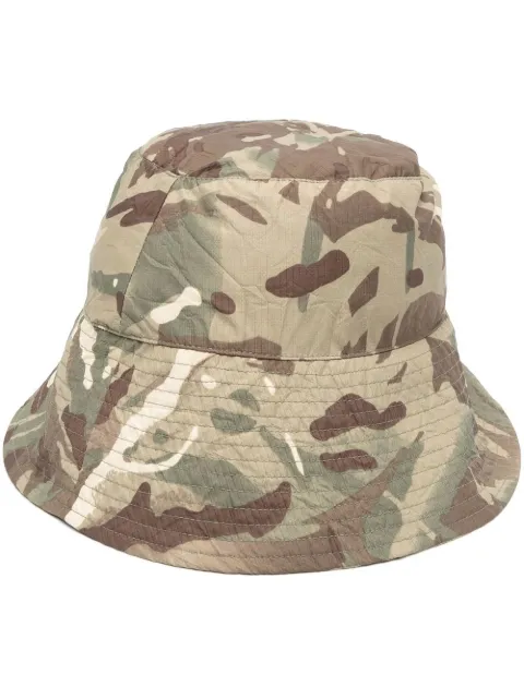 K-Way camouflage wide-brim bucket hat Green K8118NW