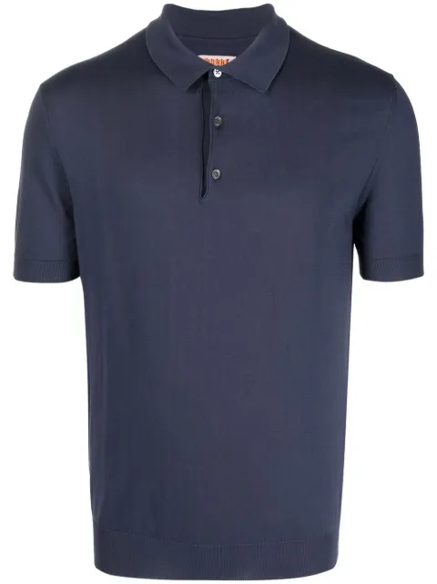 Baracuta short-sleeved polo shirt Blue BRMAG0003BKNT1