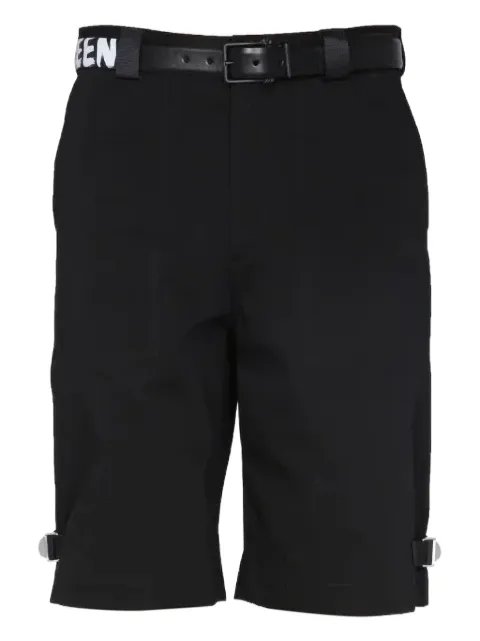 Alexander McQueen belted shorts Black 671881QSS22