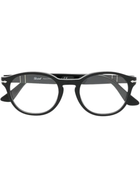 Persol round-frame optical glasses Black PO3284V