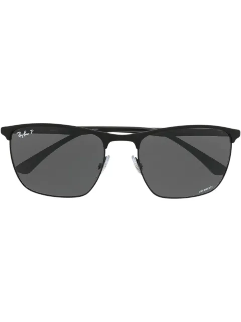 Ray-Ban Chrominance square-frame sunglasses Black RB3686186K8