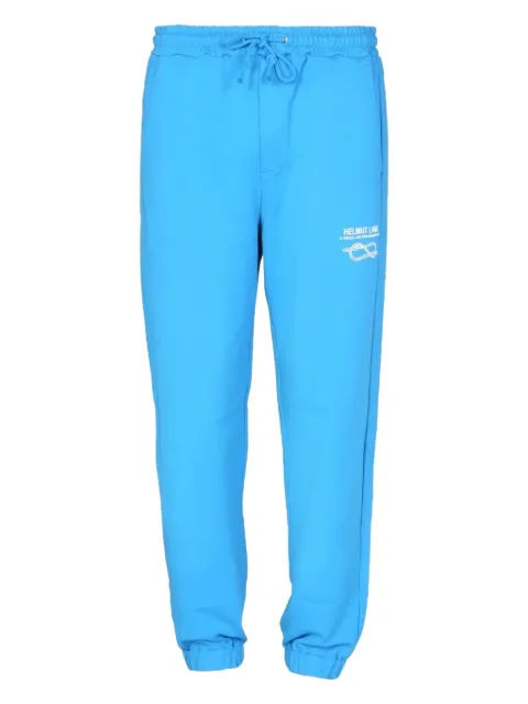 Helmut Lang drawstring cotton track pants Blue M01HM208