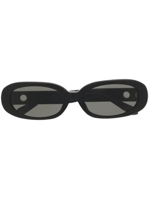 Linda Farrow Cara oval-frame sunglasses Black LFL1252C1SUN