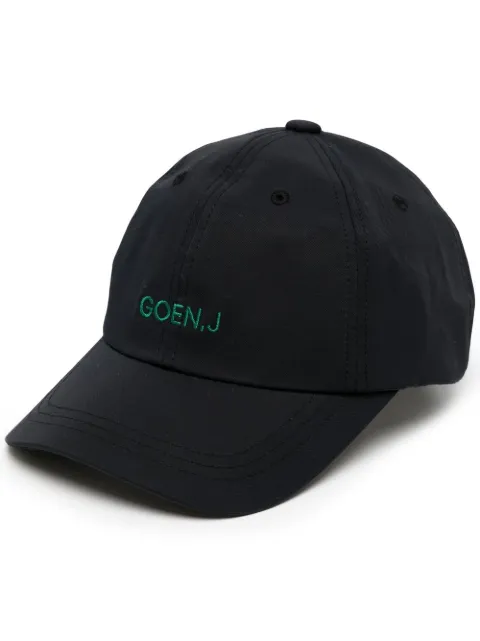 Goen.J embroidered-logo baseball cap Black GNJ22SSACC02