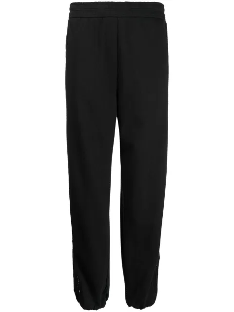 Goen.J cut out-detail track pants Black GNJ22SSPT09