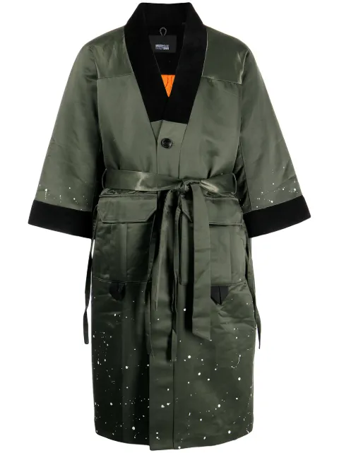 Mostly Heard Rarely Seen Kimono Robe overcoat Green MH08BBX02