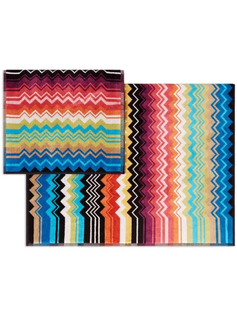Missoni Home Giacomo two-piece towel set Multicolour 1G3SP99827