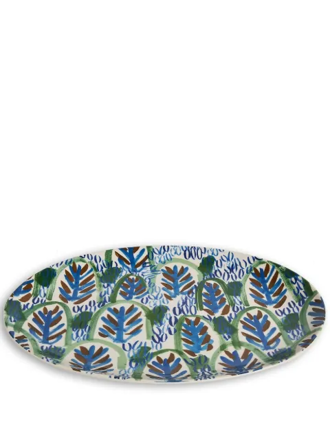 Serax Japanese Kimonos oval plate Neutrals B8922009