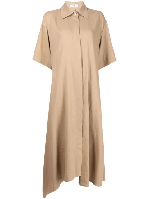 Goen.J straight-cut shirt dress Brown GNJ22SSDS05
