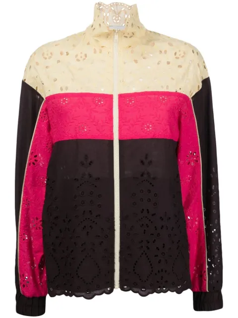 Goen.J colour-block track jacket Multicolour GNJ22SSJK06
