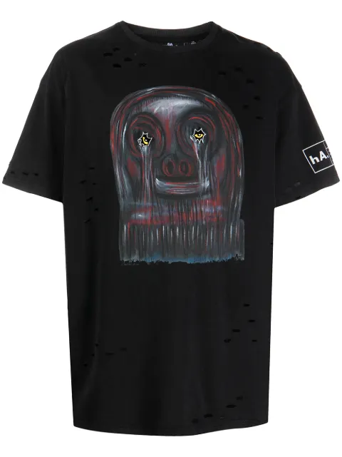 Haculla graphic-print T-shirt Black HA08BBT09