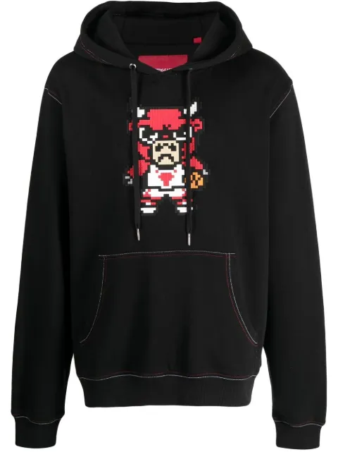 Mostly Heard Rarely Seen 8-Bit Chicago graphic-print hoodie Black MHEB08BBKH09