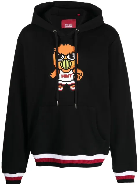 Mostly Heard Rarely Seen 8-Bit Miami graphic-print hoodie Black MHEB08BBKH13