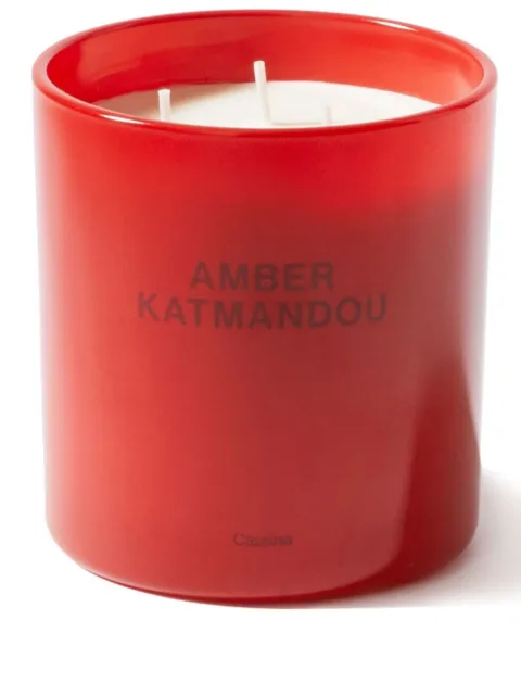 Cassina Amber Katmandou medium scented candle Red D010301