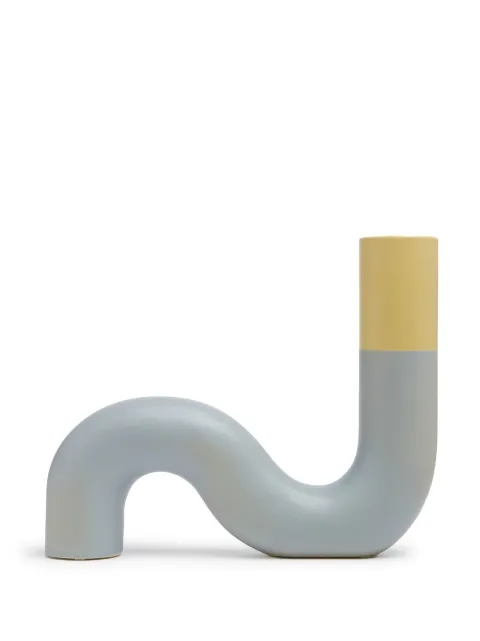 Nuove Forme Pidou S-shape vase Blue IKN9