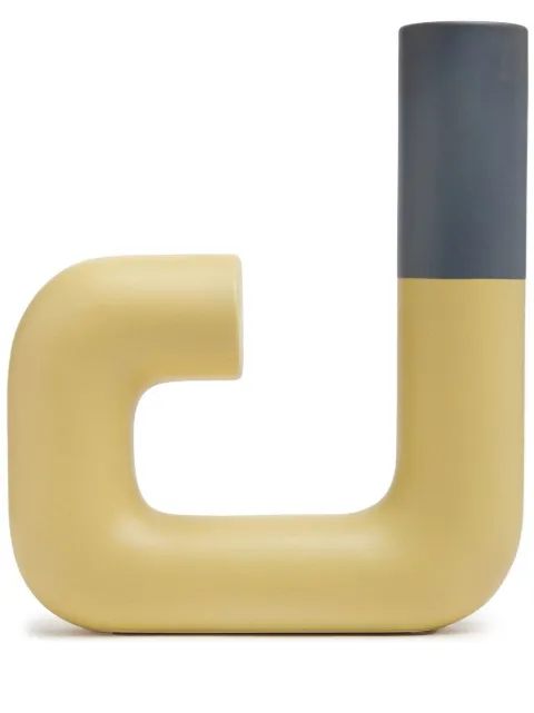 Nuove Forme Pidou B-shape vase Green IKN7