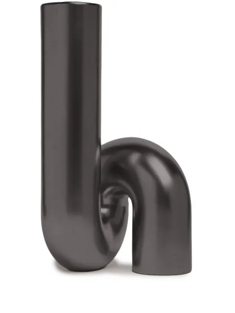 POLSPOTTEN Yourtube ceramic vase Black 240205028