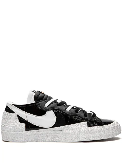 Nike x sacai Blazer Low "Black Patent Leather" sneakers Black DM6443