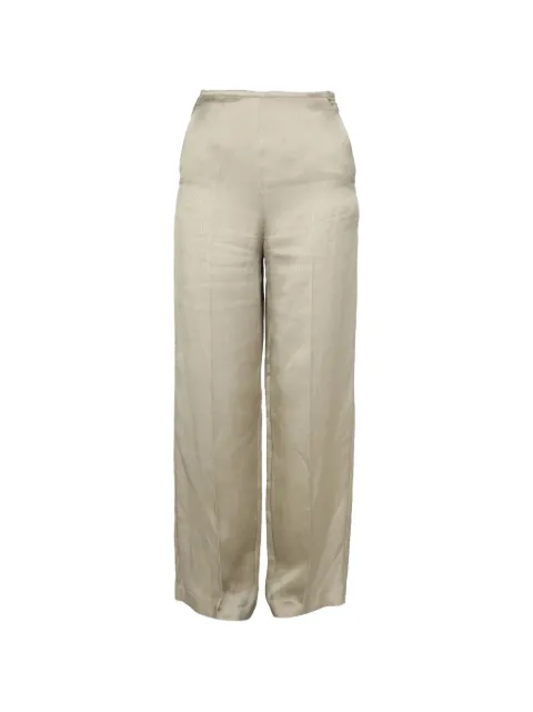 Alysi high-waisted trousers Neutrals 102122P2009