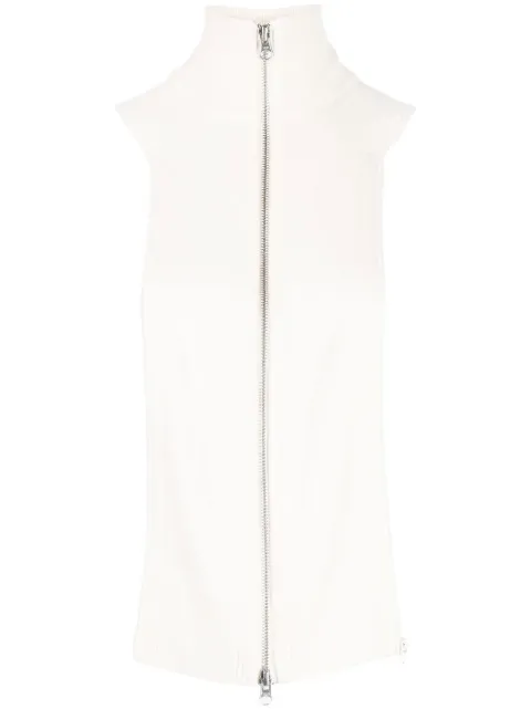 Veronica Beard high-neck cashmere knitted top Neutrals COREKN4115188B
