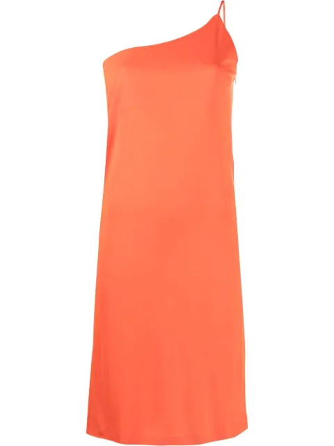 DSQUARED2 off-shoulder knee-length dress Orange S72CV0305S24313