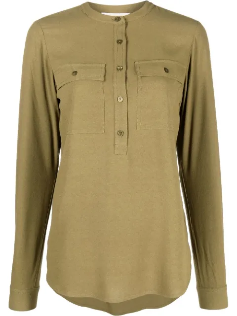Michael Michael Kors long sleeve top Green MS240BC4ME