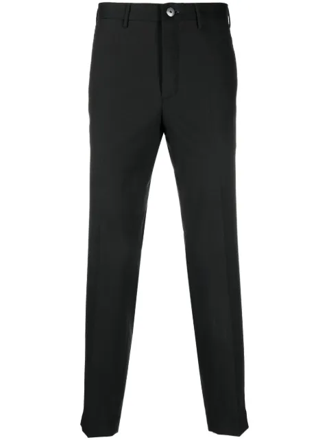 Incotex wool-blend tailored trousers Black ZR851T9169F