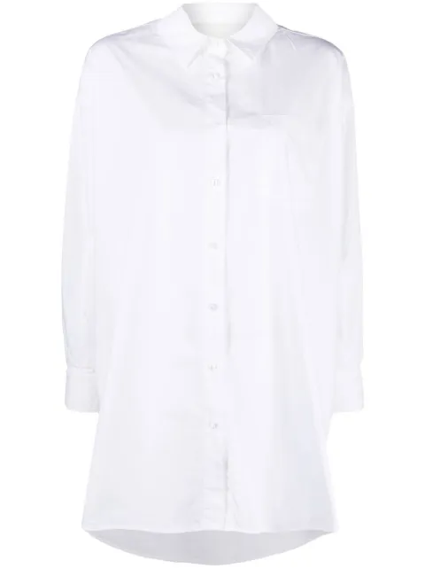 Iceberg embroidered-logo cut-out shirt White G0210032