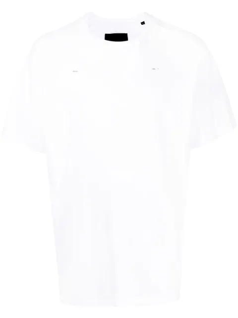 HELIOT EMIL logo-print detail T-shirt White HEM09027C01