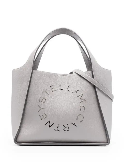 Stella McCartney logo grainy alt mat crossbody bag Grey 513860WP0057