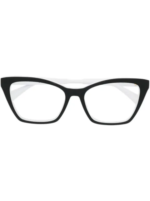 MAX&Co. cat-eye frame glasses Black MO5001