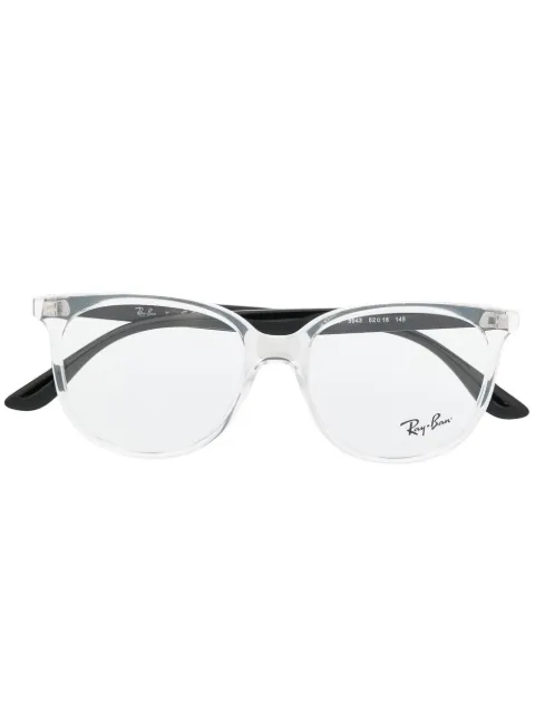 Ray-Ban RB4378 square-frame glasses White RB4378V