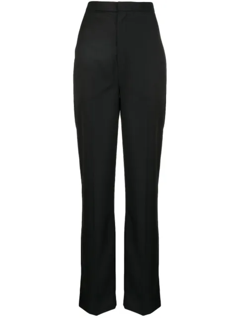 ANOUKI high-waisted tailored trousers Black N06PABK
