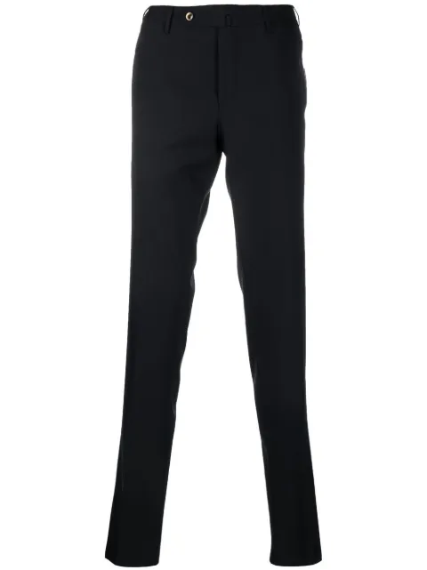 PT Torino tailored-cut tapered trousers Blue COVF01Z00CL1RB04