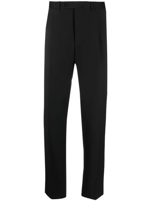 Canali slim-fit tailored trousers Black 71119AT00553