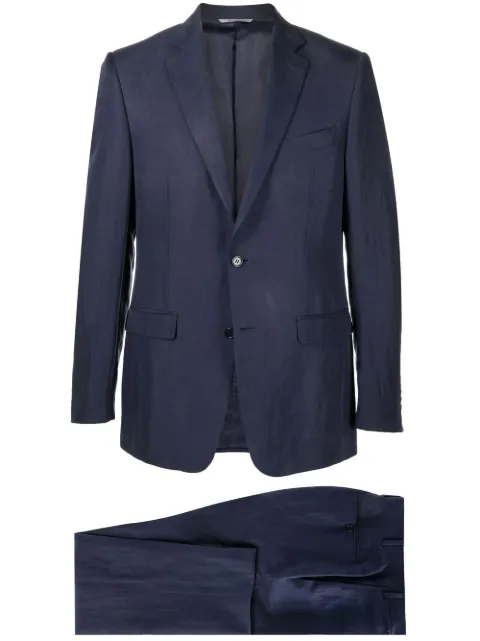 Canali tailored single-breasted suit Blue E1922093AX03156
