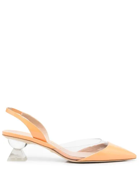 Stuart Weitzman Lucite Sculpt pumps Orange SA610PVA